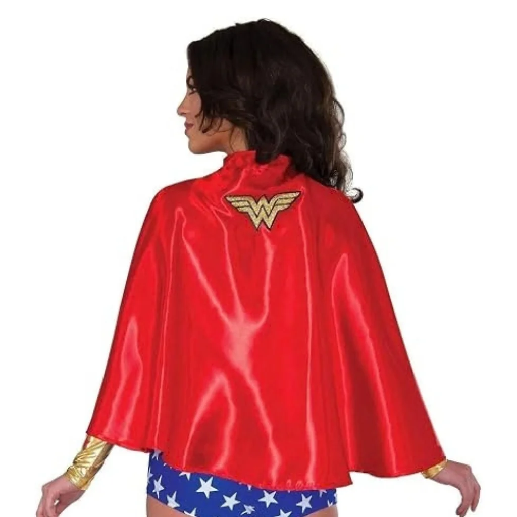 Wonder Woman Classic Shield Women’s Knee High Socks (1) Wonder Woman Cape for Women Adults DC Comics Costume - Image 1