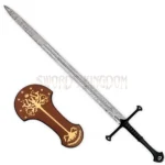 Anduril Narsil Sword Replica in Damascus Steel