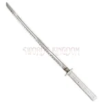 Samurai Sword with White Saya and High Carbon Steel Blade