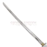 Handmade Samurai Katana with White Scabbard