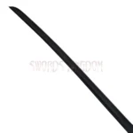 Samurai Katana replica with black handle and white scabbard
