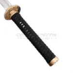 Japanese Samurai Sword with Black Scabbard Design