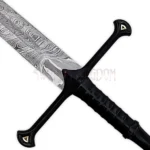 LOTR Anduril Narsil Damascus Steel Sword